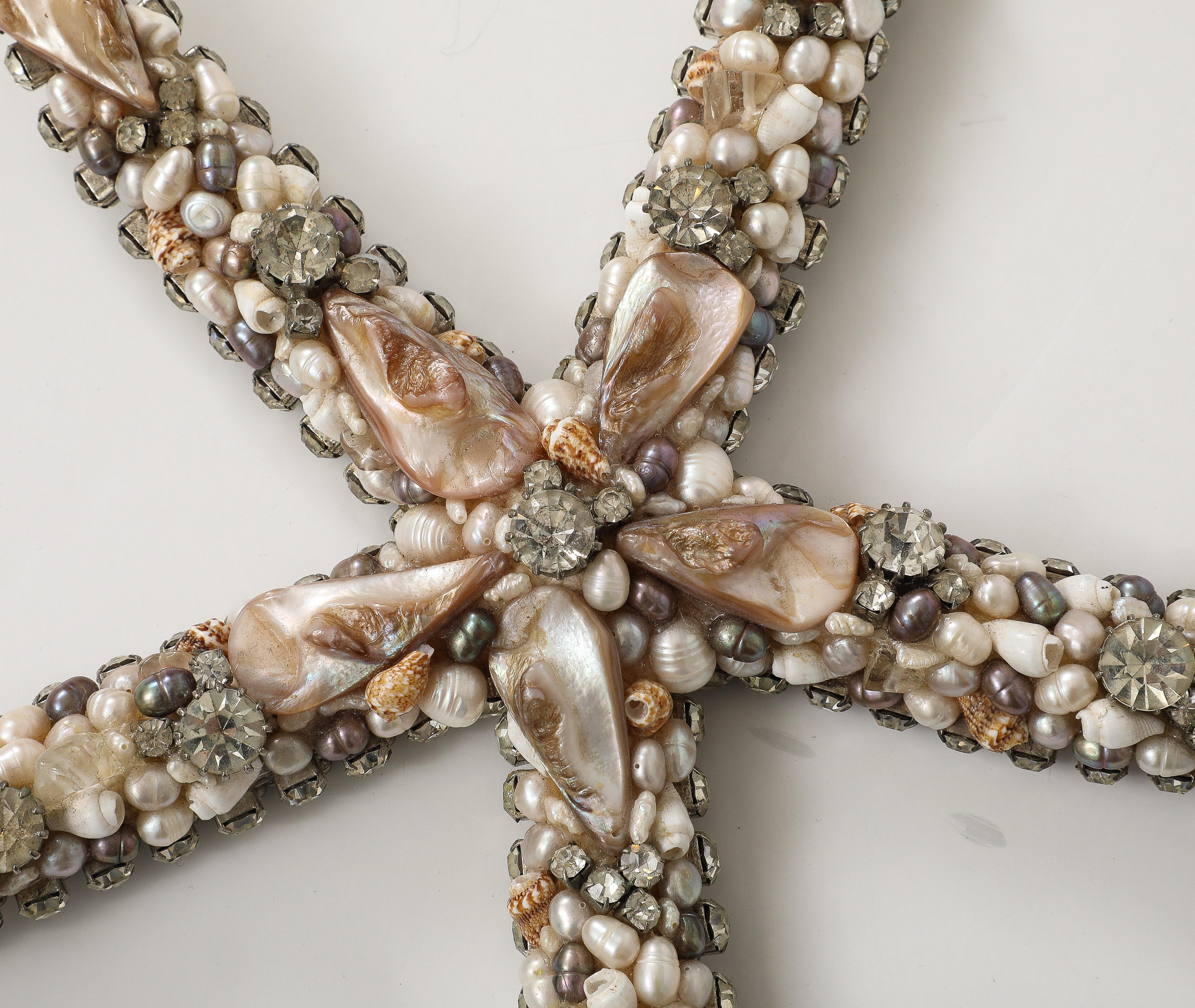 Swarovski Crystal Encrusted Starfish by Douglas Cloutier For Sale 1