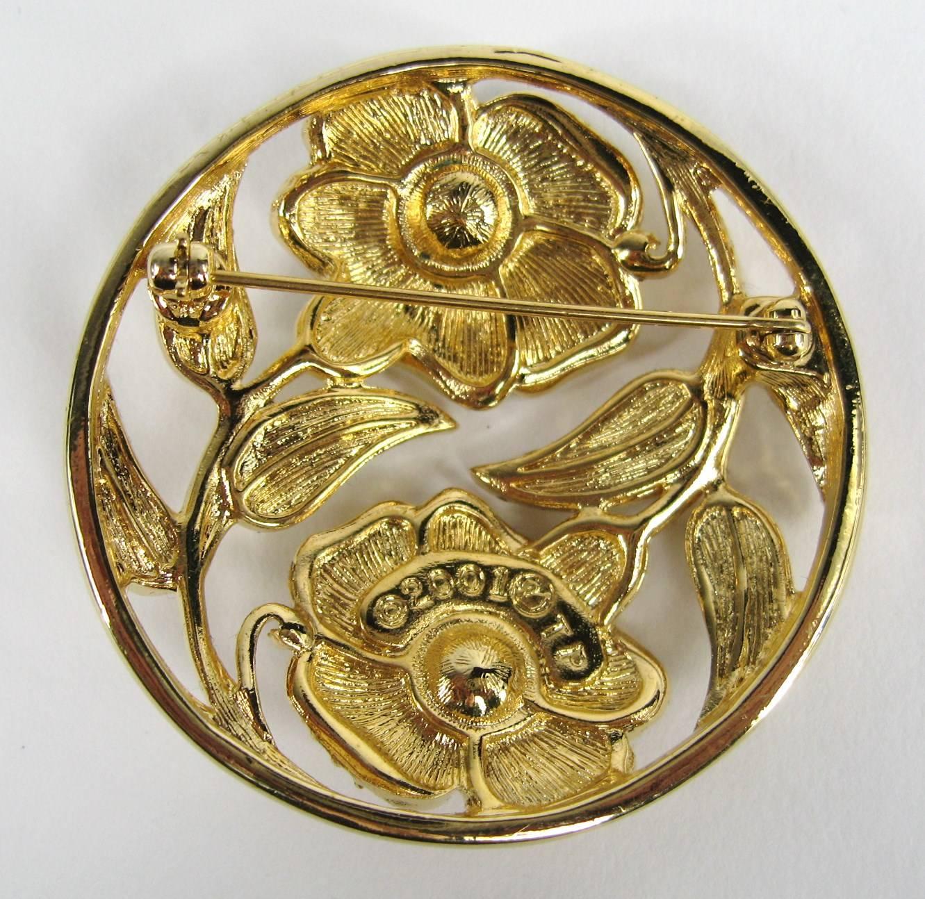 swarovski pin brooch
