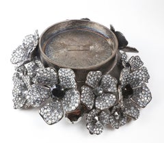 Swarovski Crystal Flower Bowl Custom Made