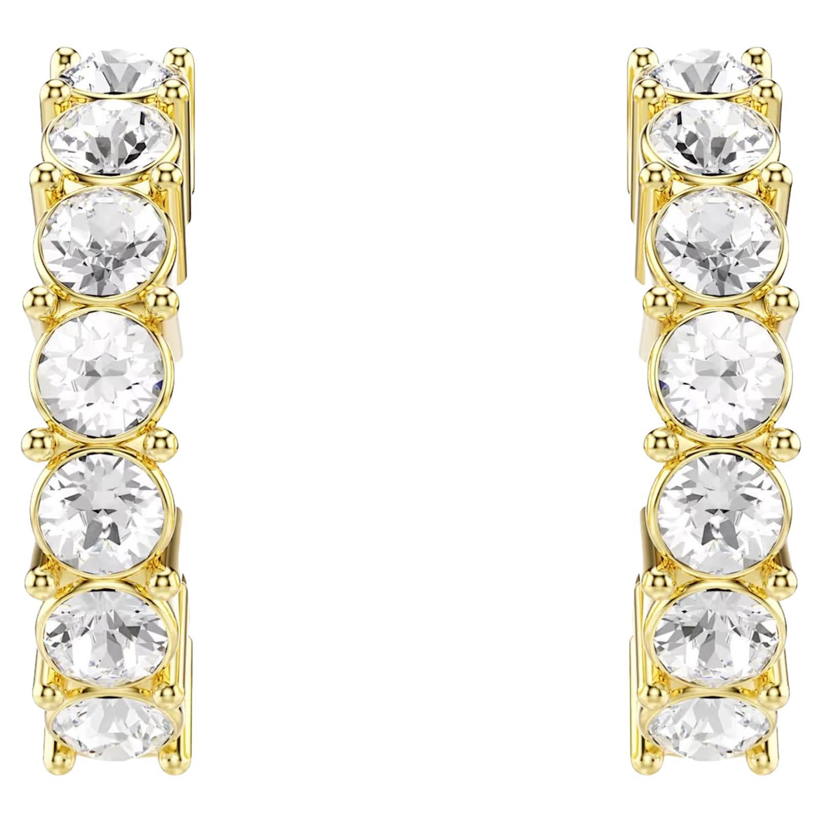 Swarovski Crystal Hoop Earrings