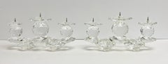 Paire de cristaux Swarovski  Grandes bougies Candélabres