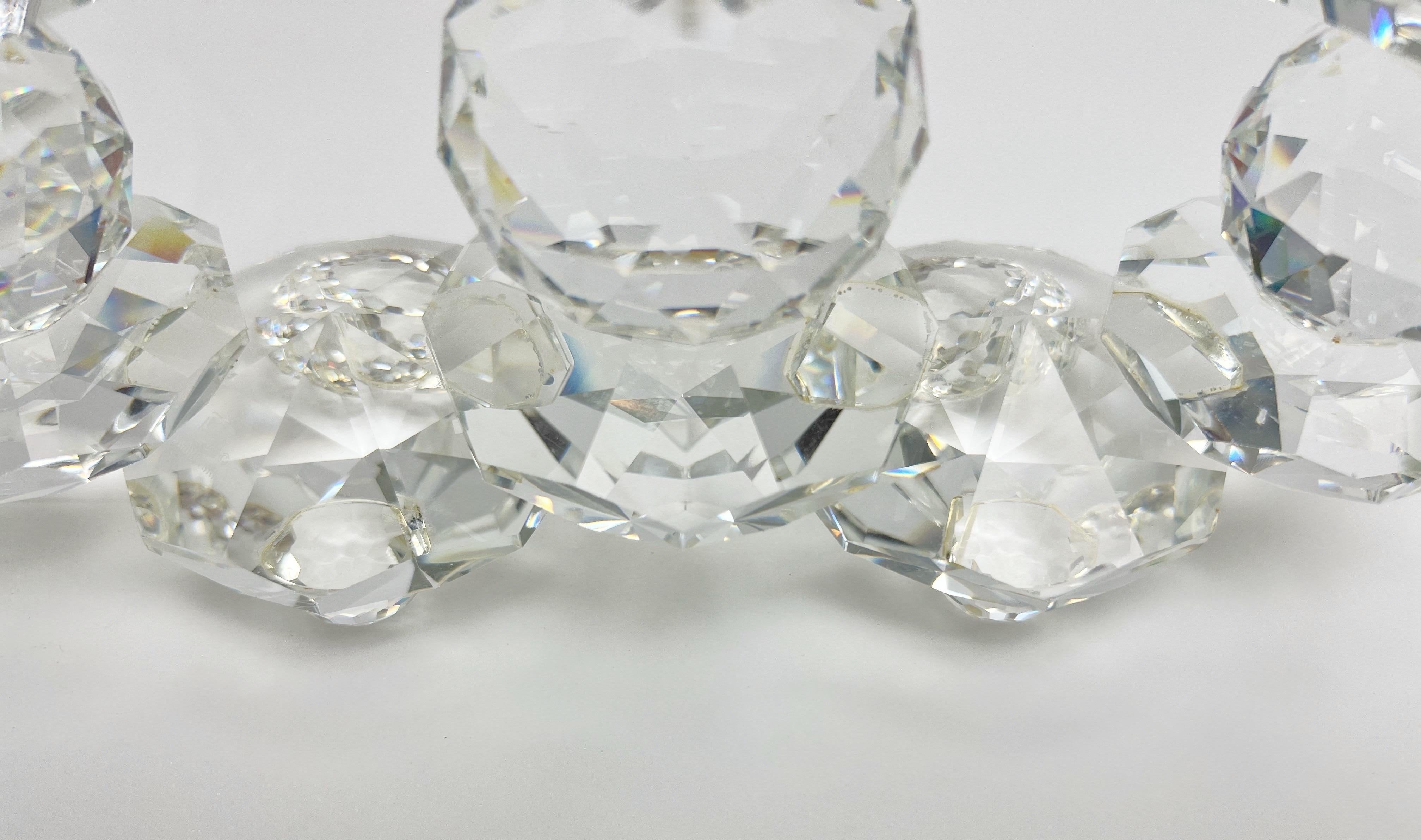 swarovski crystal candle holders