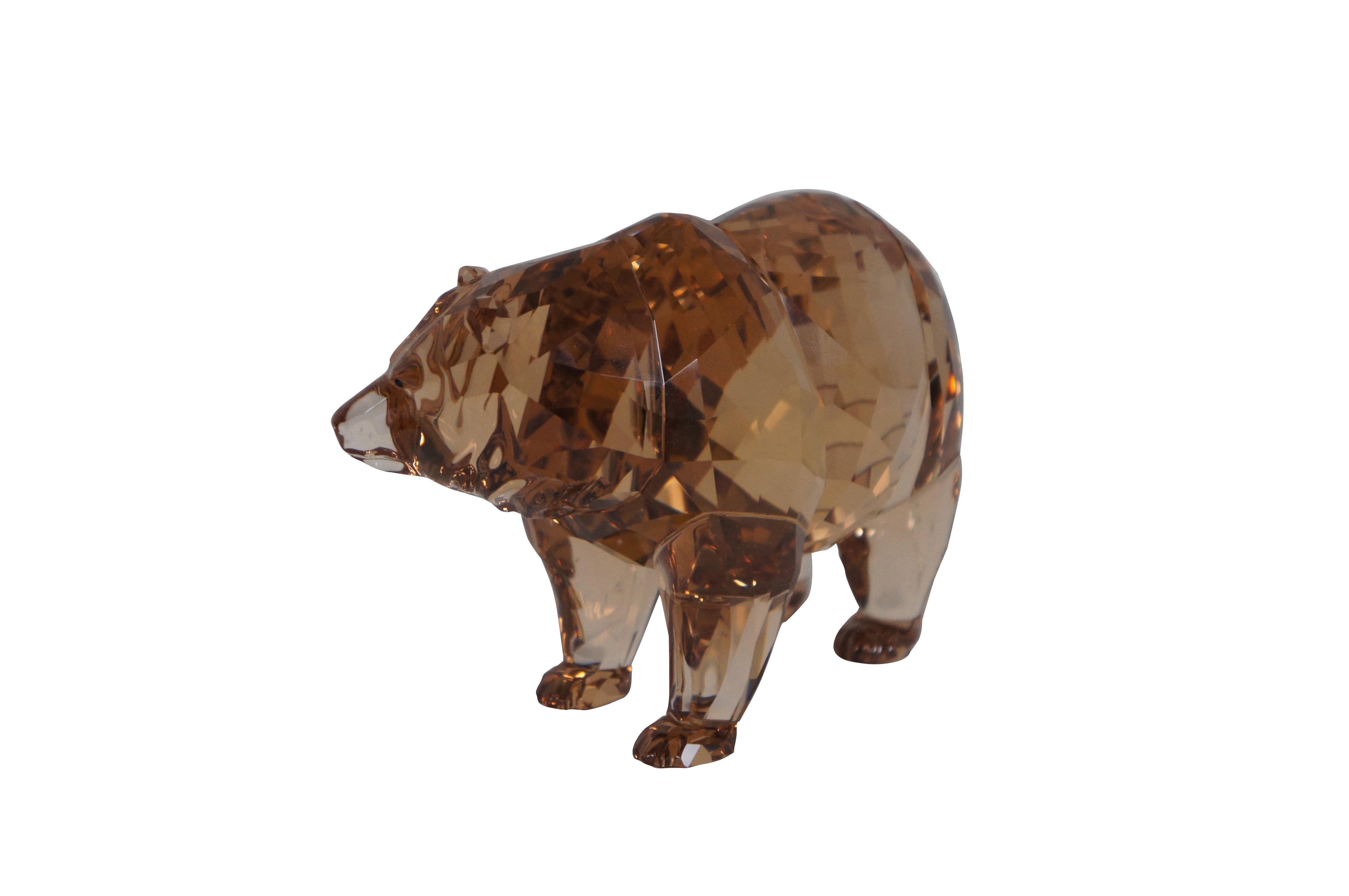 Swarovski Crystal SCS Annual Edition Arcadia Bear w COA Box In Good Condition In Dayton, OH