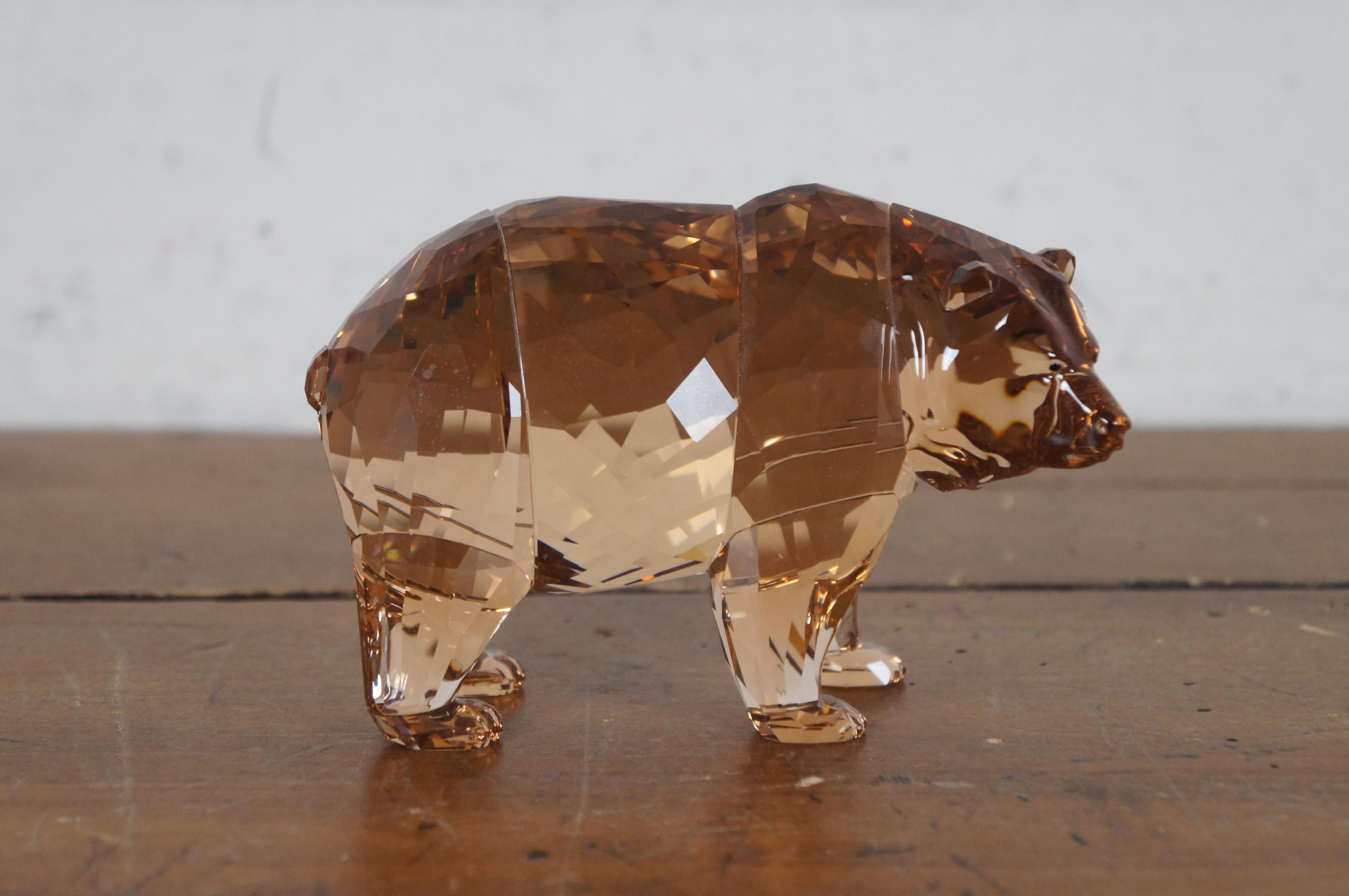 20th Century Swarovski Crystal SCS Annual Edition Arcadia Bear w COA Box