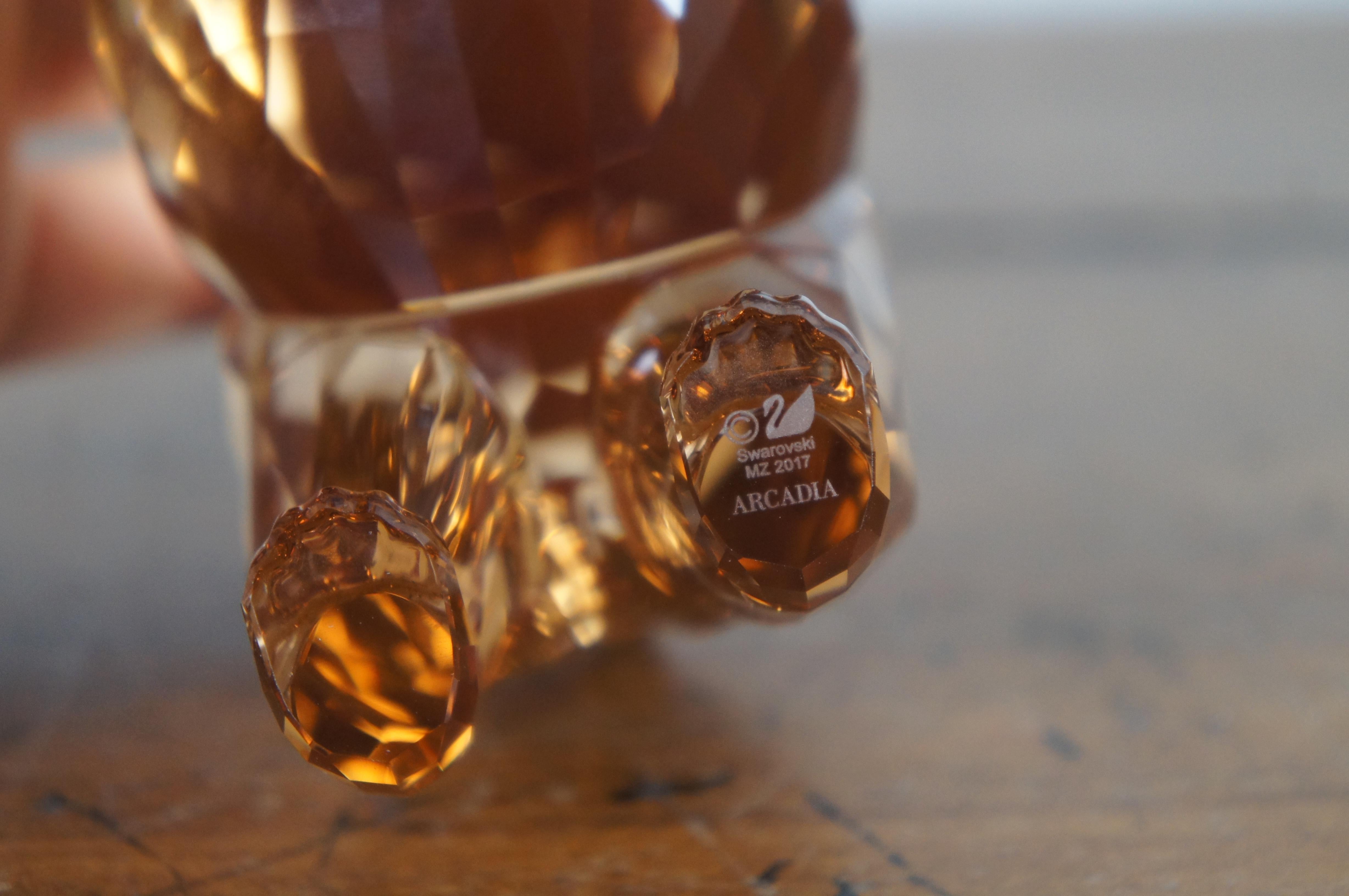 Swarovski Crystal SCS Annual Edition Arcadia Bear w COA Box 4