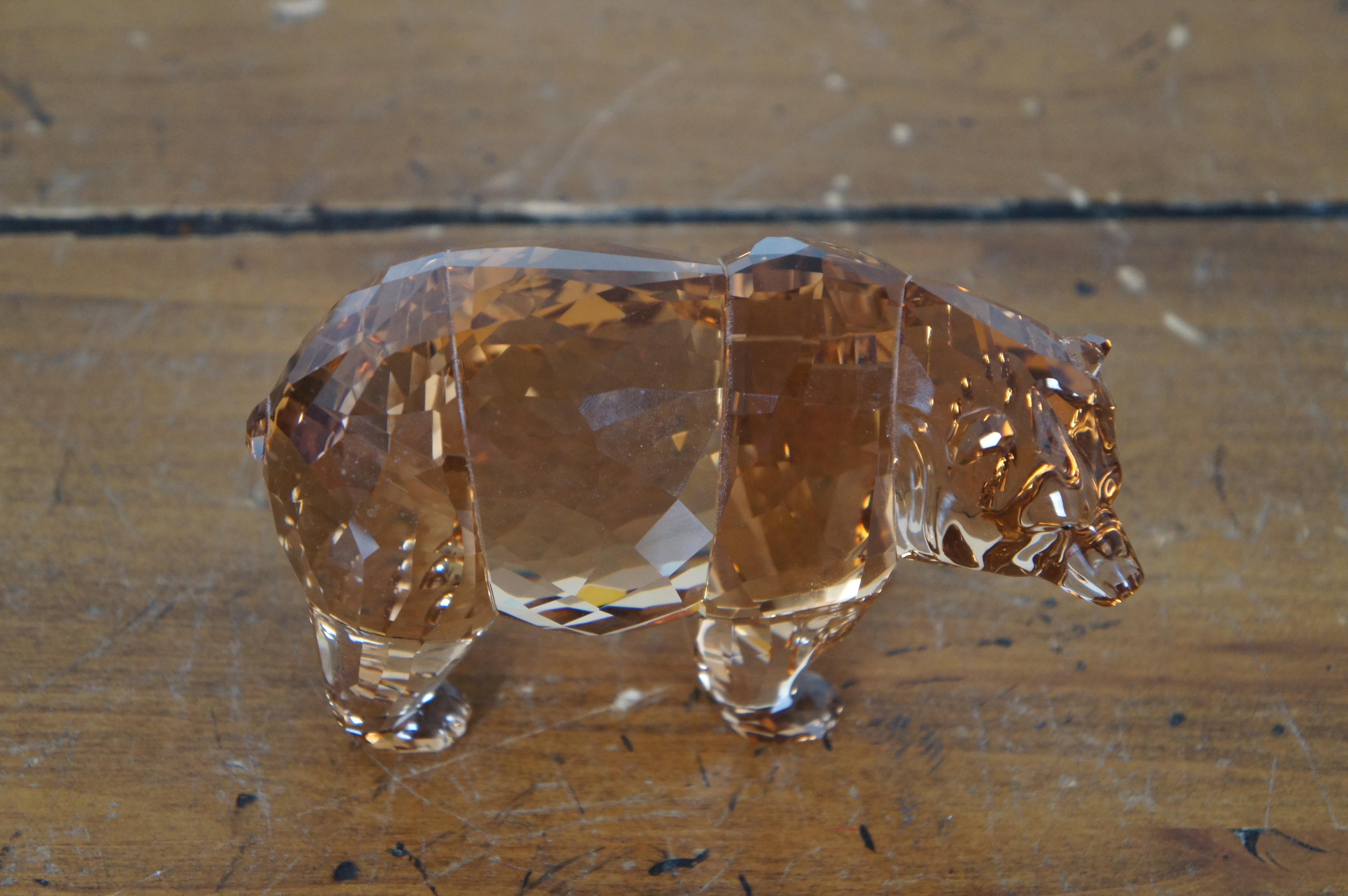 Swarovski Crystal SCS Annual Edition Arcadia Bear w COA Box 5