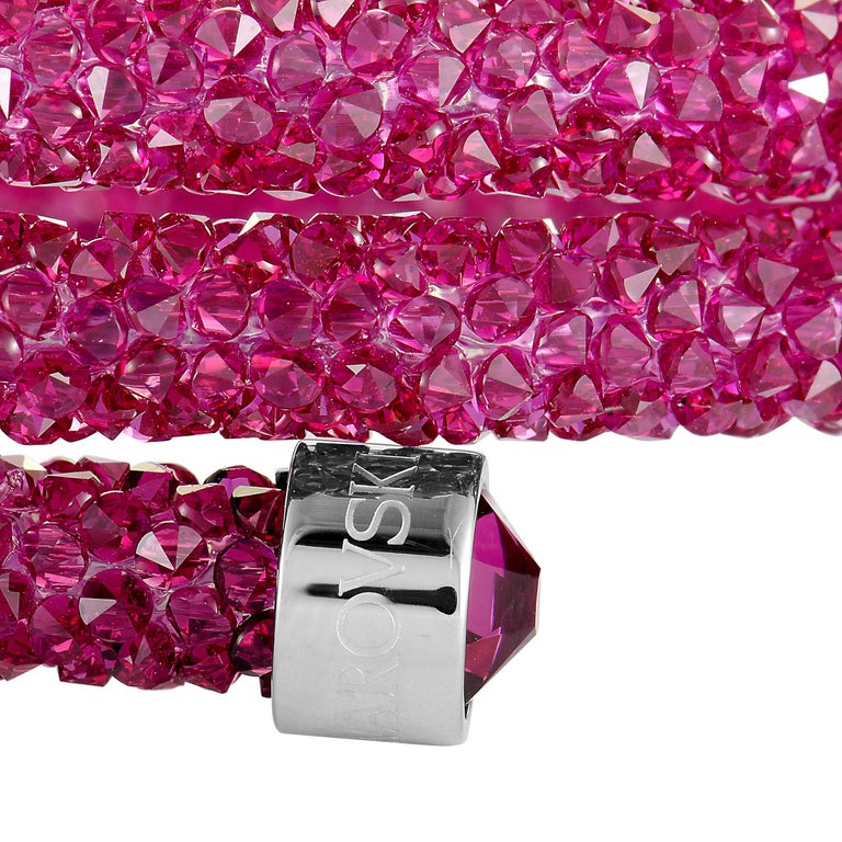 Purple Swarovski Bracelet Crystaldust M a round-5278499