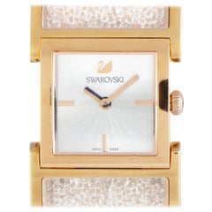 Swarovski Crystalline Bangle Rose Gold PDV Coated Watch 5027138