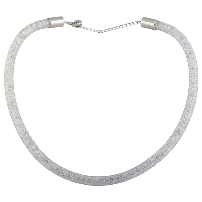 Swarovski Crystals Stardust White Necklace