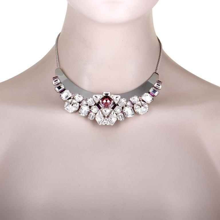 If you wish to add a compellingly fashionable touch to your look then this fabulous statement piece is an exquisite choice. Presented by Swarovski, the necklace boasts an incredibly attractive design that is topped off with a resplendent blend of