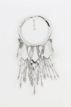 Collier Dickey en métal argenté Swarovski