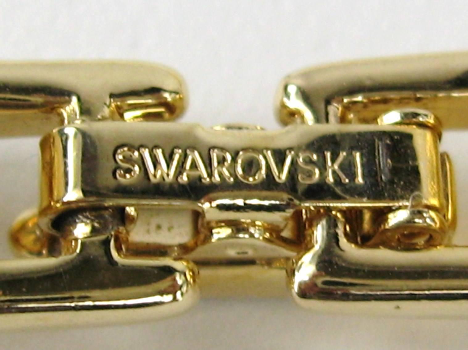  Swarovski Swarovski-Tropfen-Halskette mit Kristall- und Emaille-Anhänger, neu, nie getragen  im Angebot 3