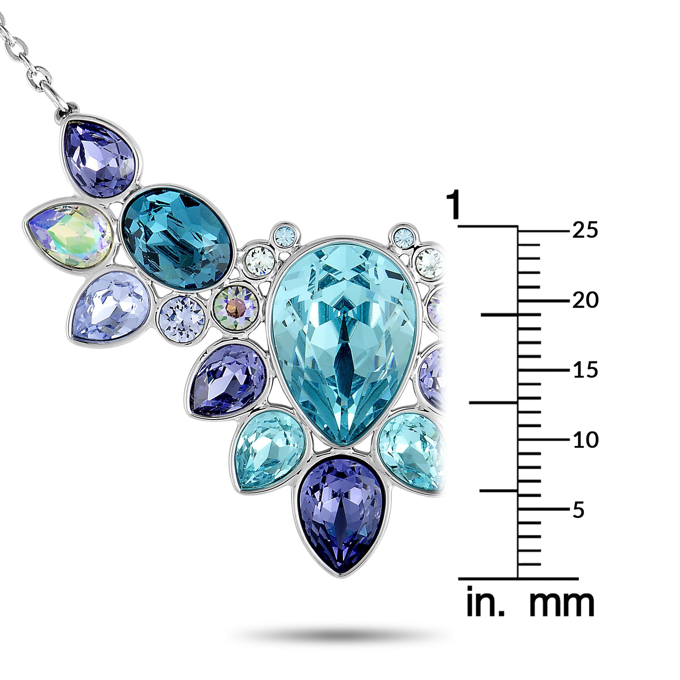 multicolor crystal necklace