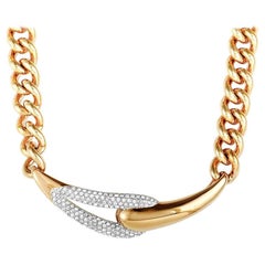 Swarovski Every Stainless Steel Rose Gold-Plated Crystal Necklace