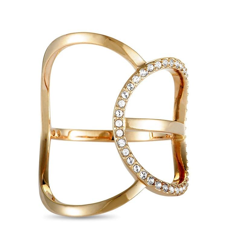 swarovski rings rose gold