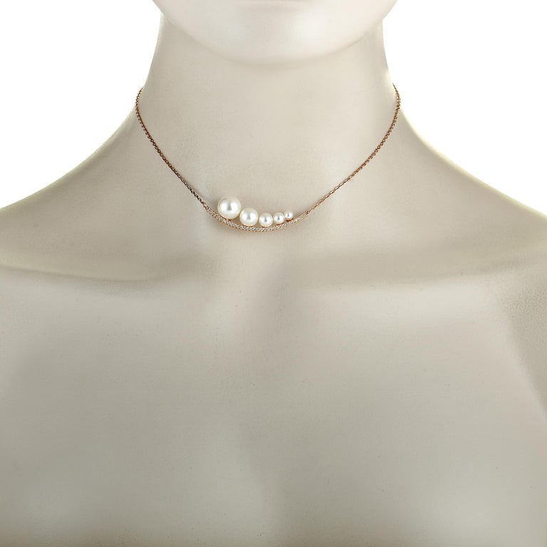 Swarovski Fundamental Crystal and Crystal Pearl Necklace at 1stDibs