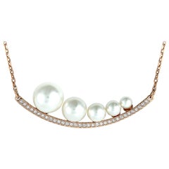 Swarovski Fundamental Crystal and Crystal Pearl Necklace