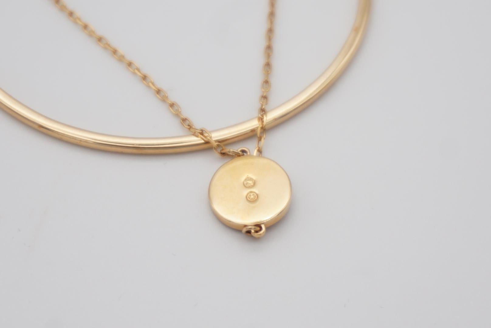 Swarovski Ginger Disc Round Crystals Necklace Bangle Bracelet Rose Gold Set 10