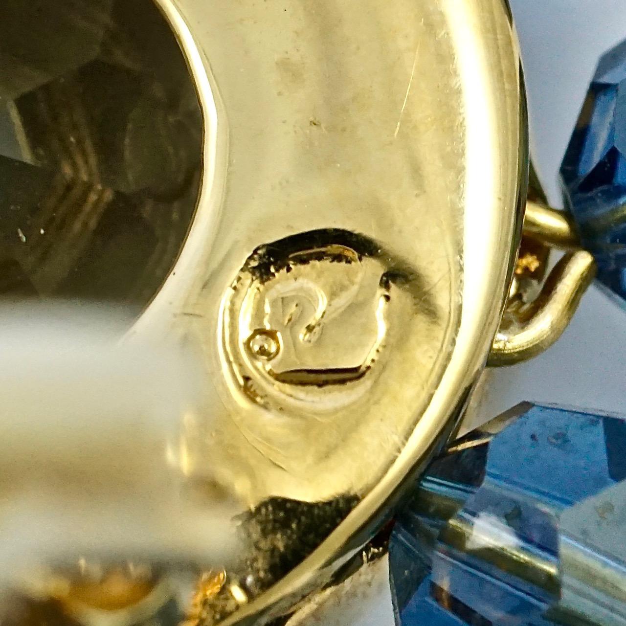 swarovski crystal clip on earrings