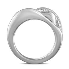 Swarovski Hilly Rhodium-Plated Crystal Ring