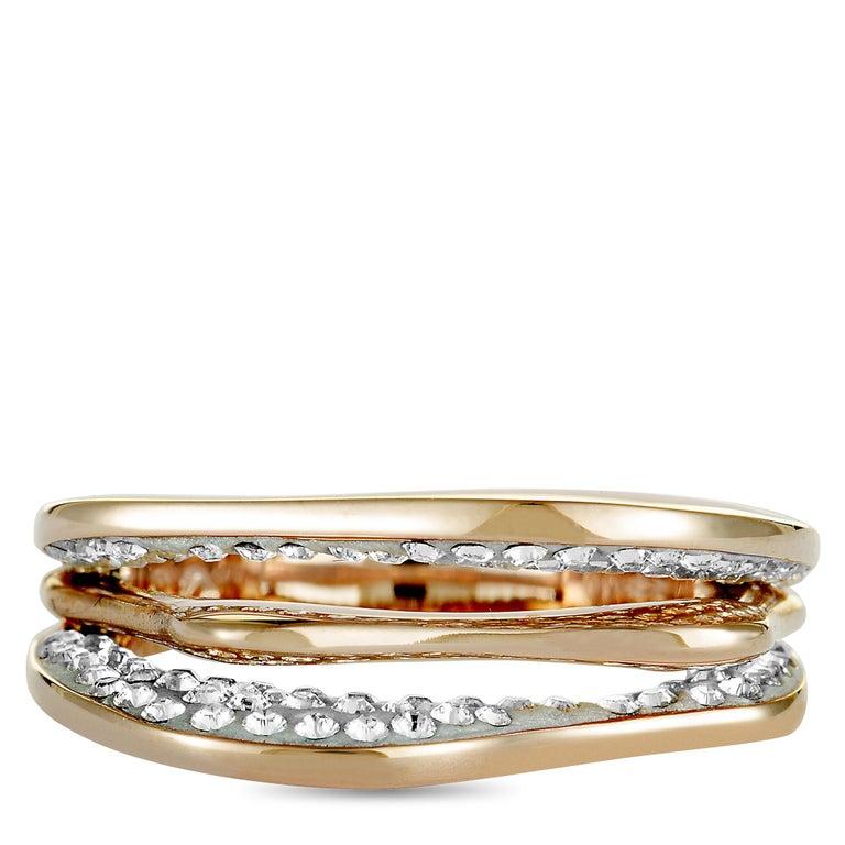 Swarovski Hilly Rose Gold-Plated Crystal Ring 1