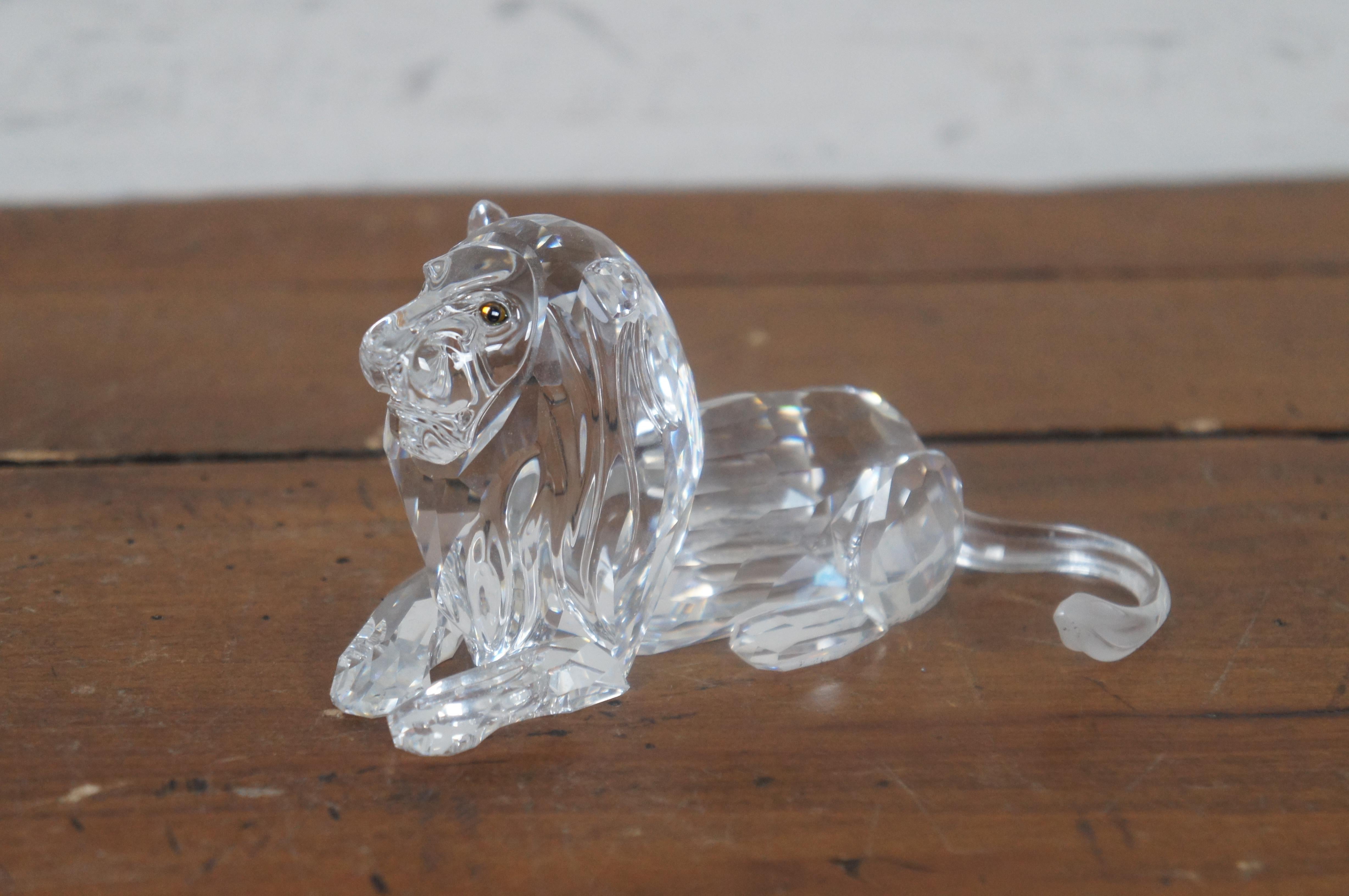 Swarovski Inspiration Africa Set 1993 Elephant 1994 Kudu 1995 Lion w COA Box 1
