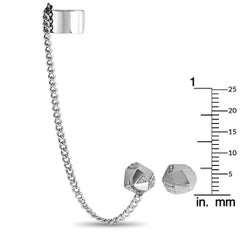 Swarovski Jean Paul Gaultier for Atelier Crystal Reverse Hoop Push Back Orecchini