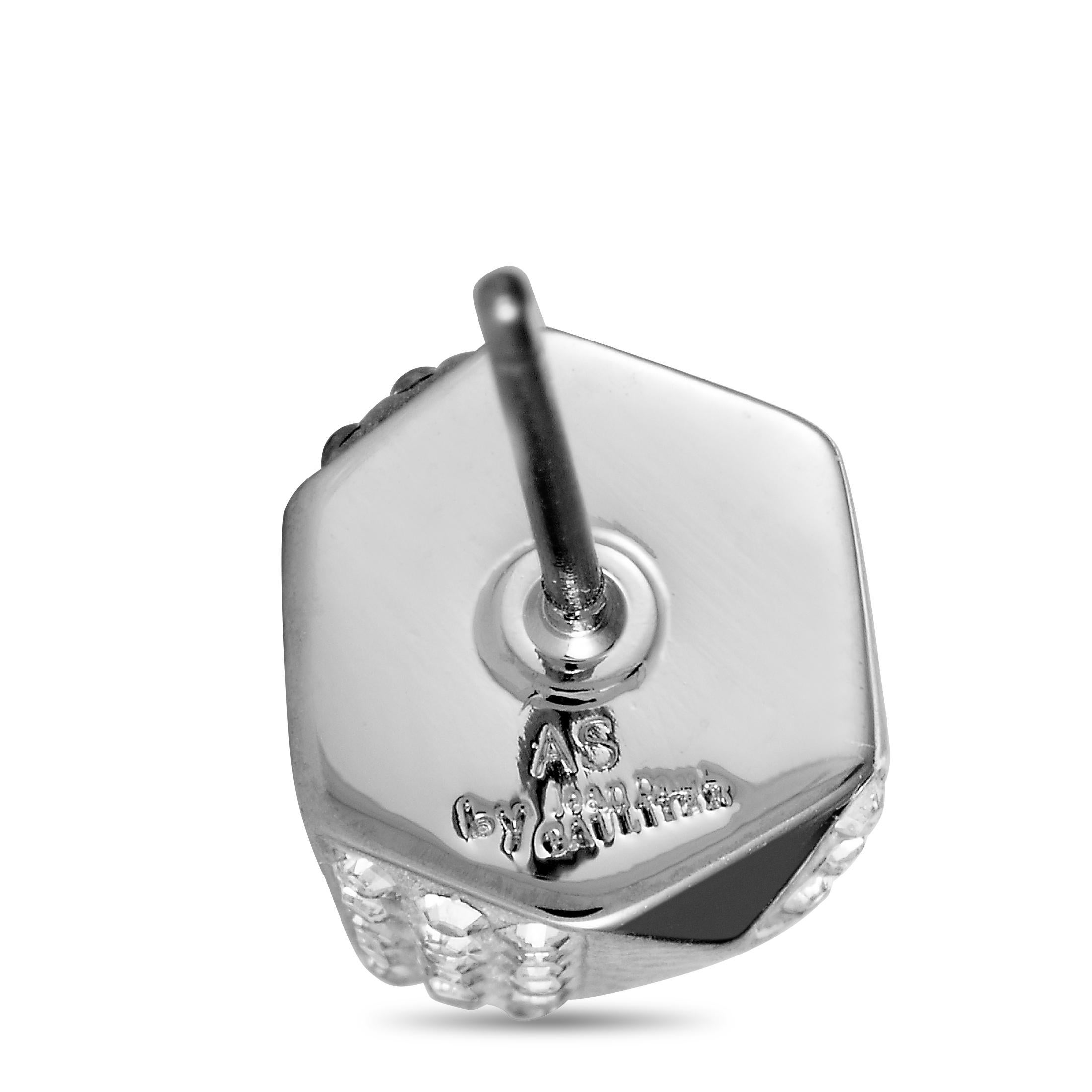 Créoles Swarovski Jean Paul Gaultier pour Atelier Crystal Reverse Hoop Push Back 1