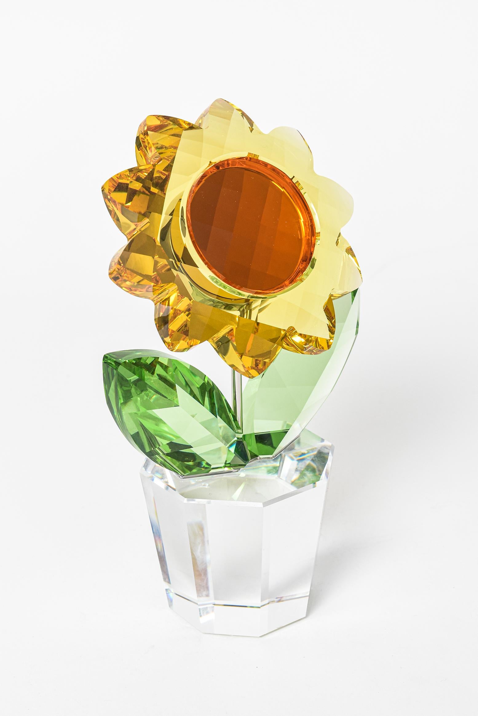 Swarovski crystal large sunflower #835636 - 