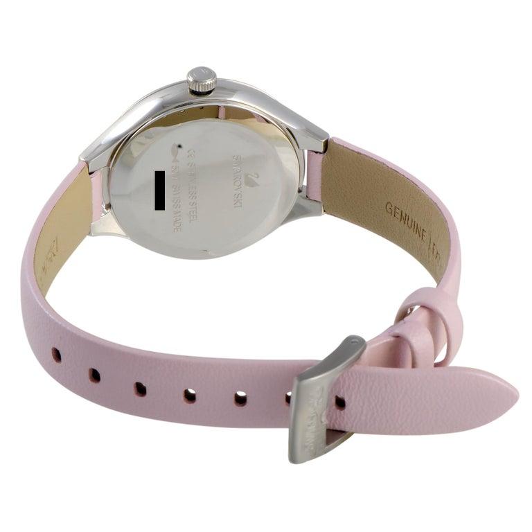 swarovski pink watch