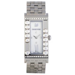 Swarovski Lovely Crystals Square White Watch 5096682
