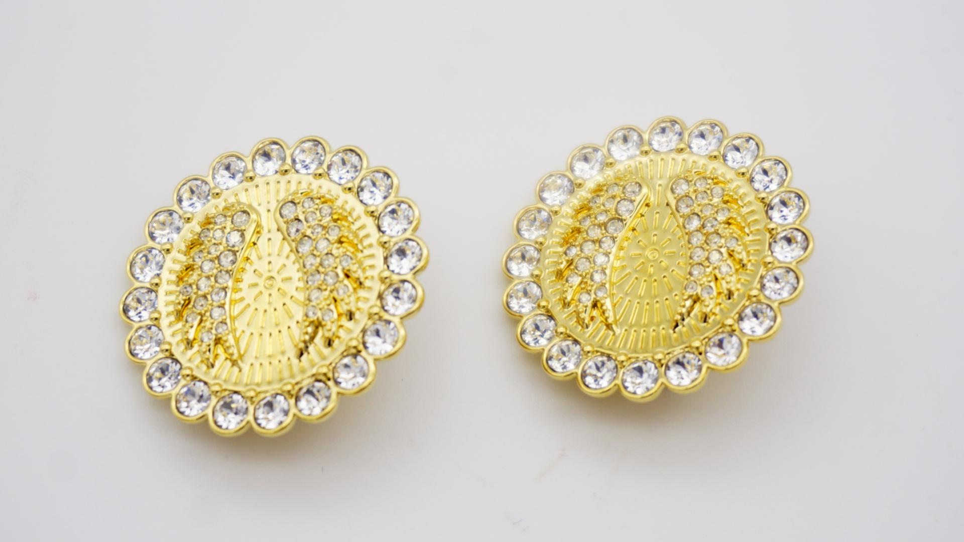 Women's or Men's Swarovski Lucky Goddess Maxi Angel Wing Crystals White Gold Clip Earrings, BNWT For Sale