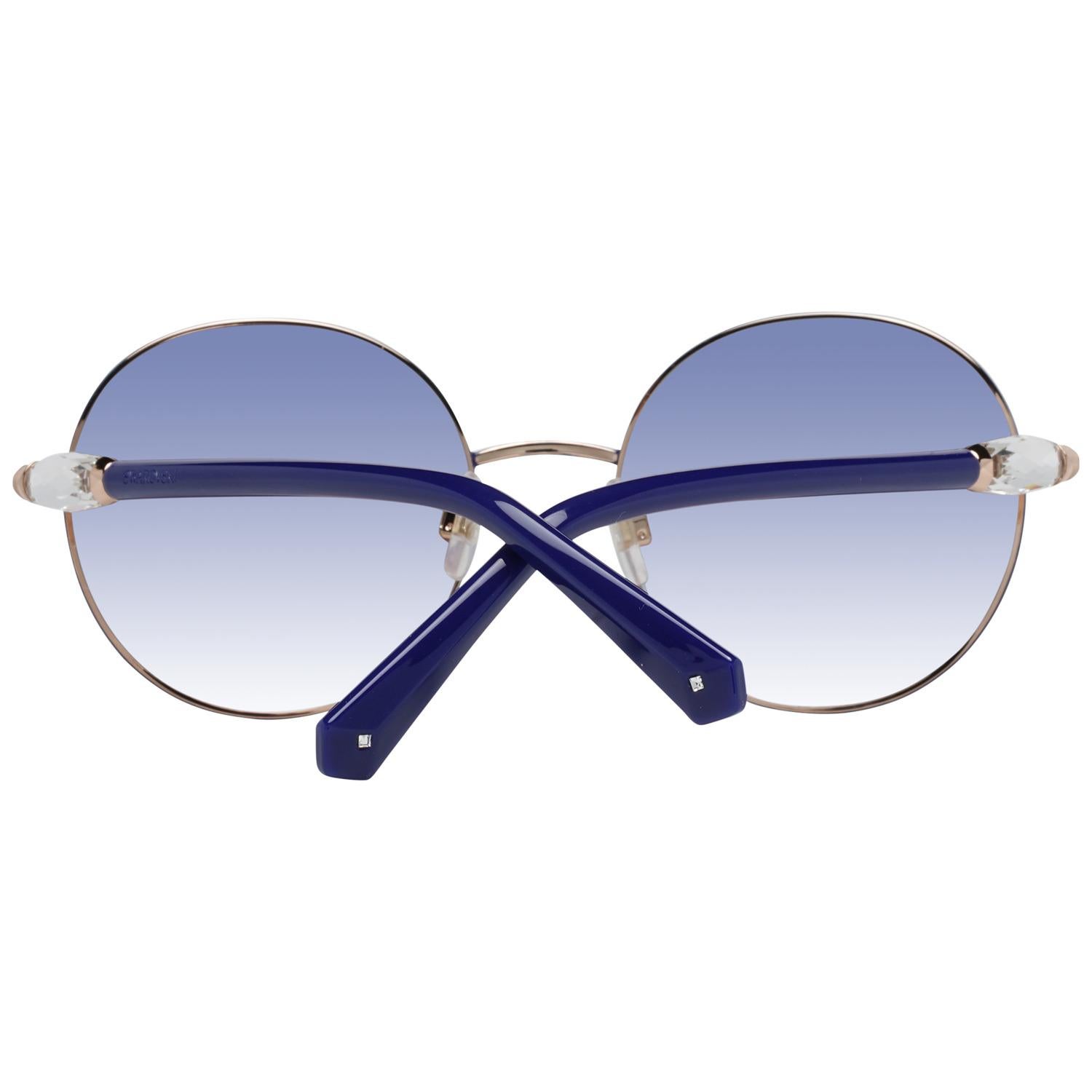 Swarovski Mint Women Blue Sunglasses SK0260 5592X 55-20-135 mm In Excellent Condition In Rome, Rome
