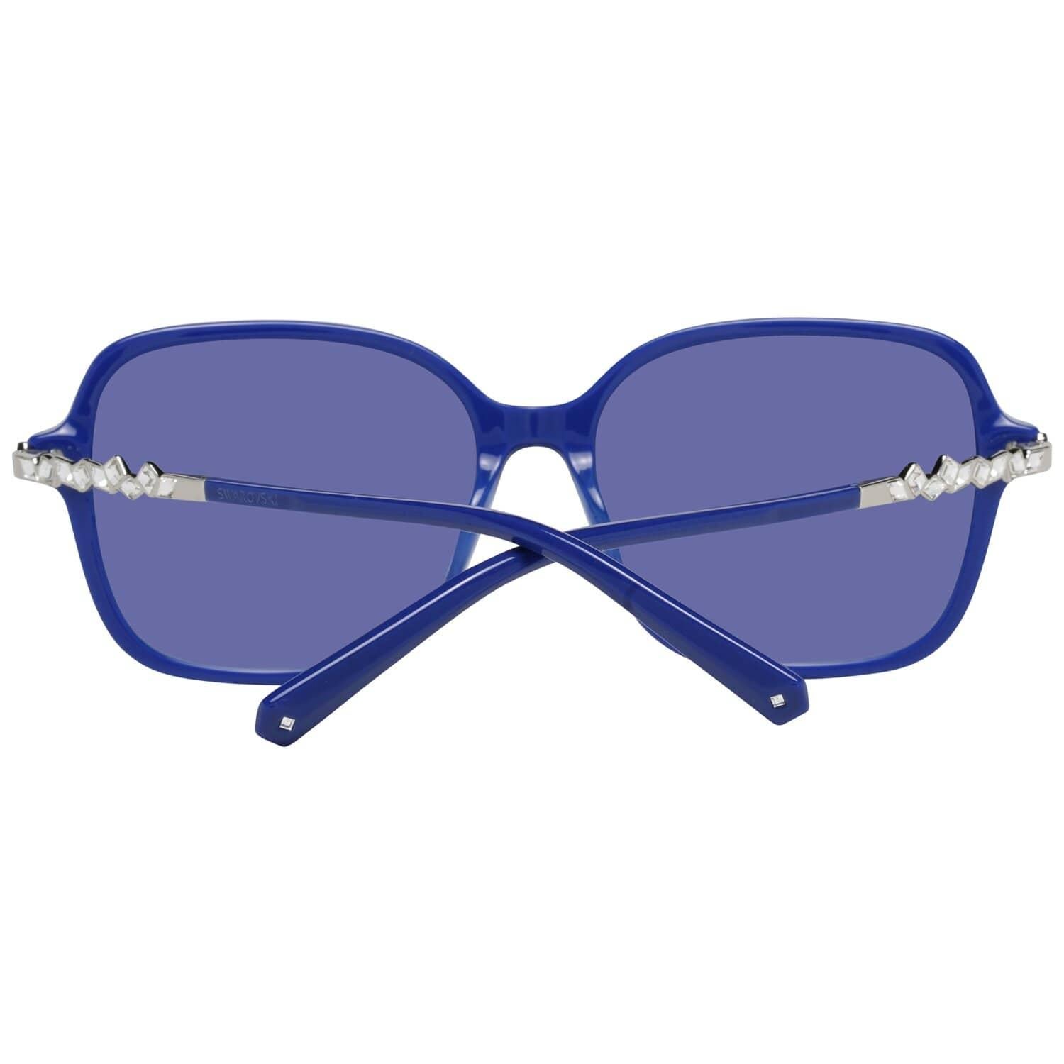 Swarovski Mint Women Blue Sunglasses SK0265-F 5890W 58-16-150 mm In Excellent Condition In Rome, Rome