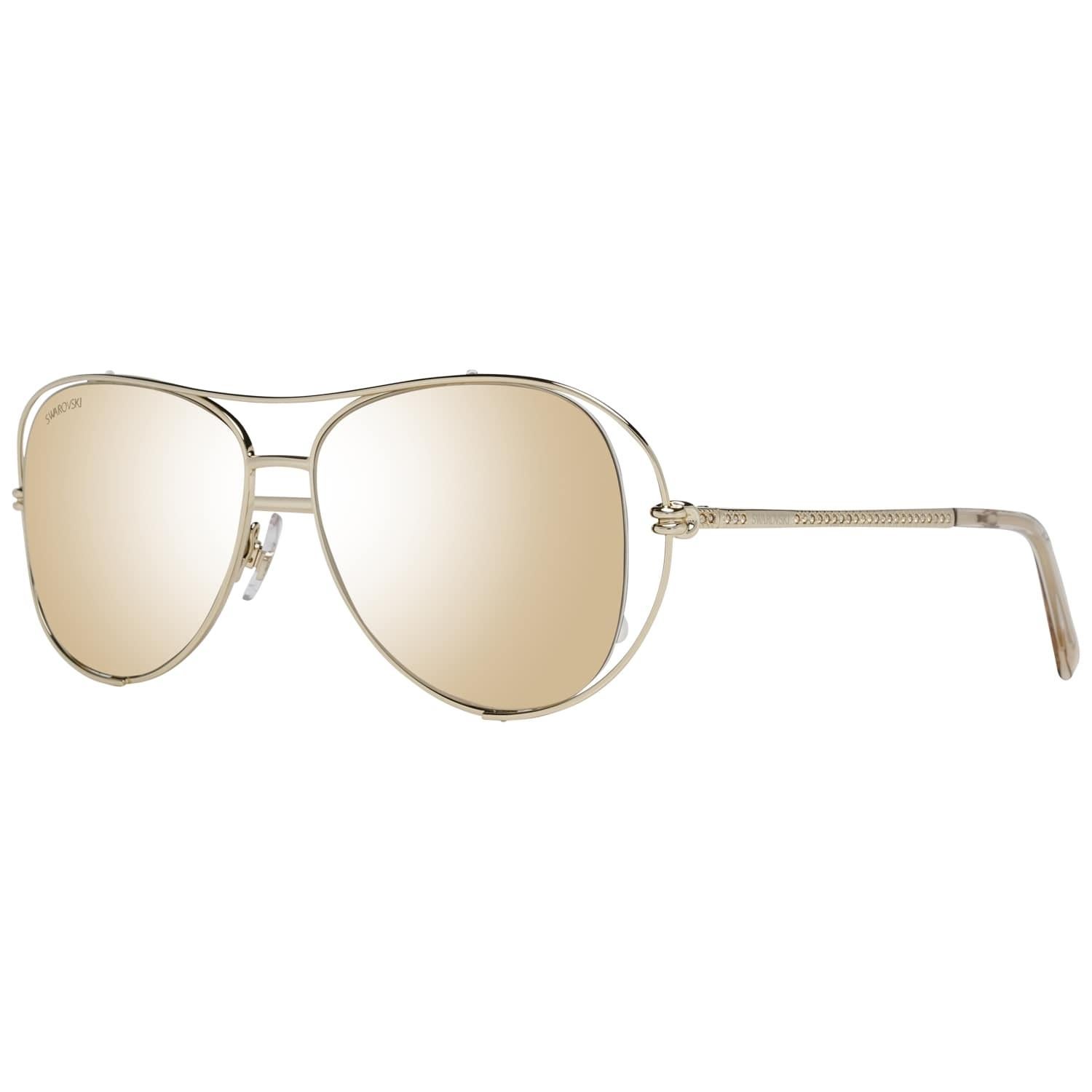 Swarovski Mint Women Gold Sunglasses SK0231 5532G 55-15-140 mm For Sale at  1stDibs