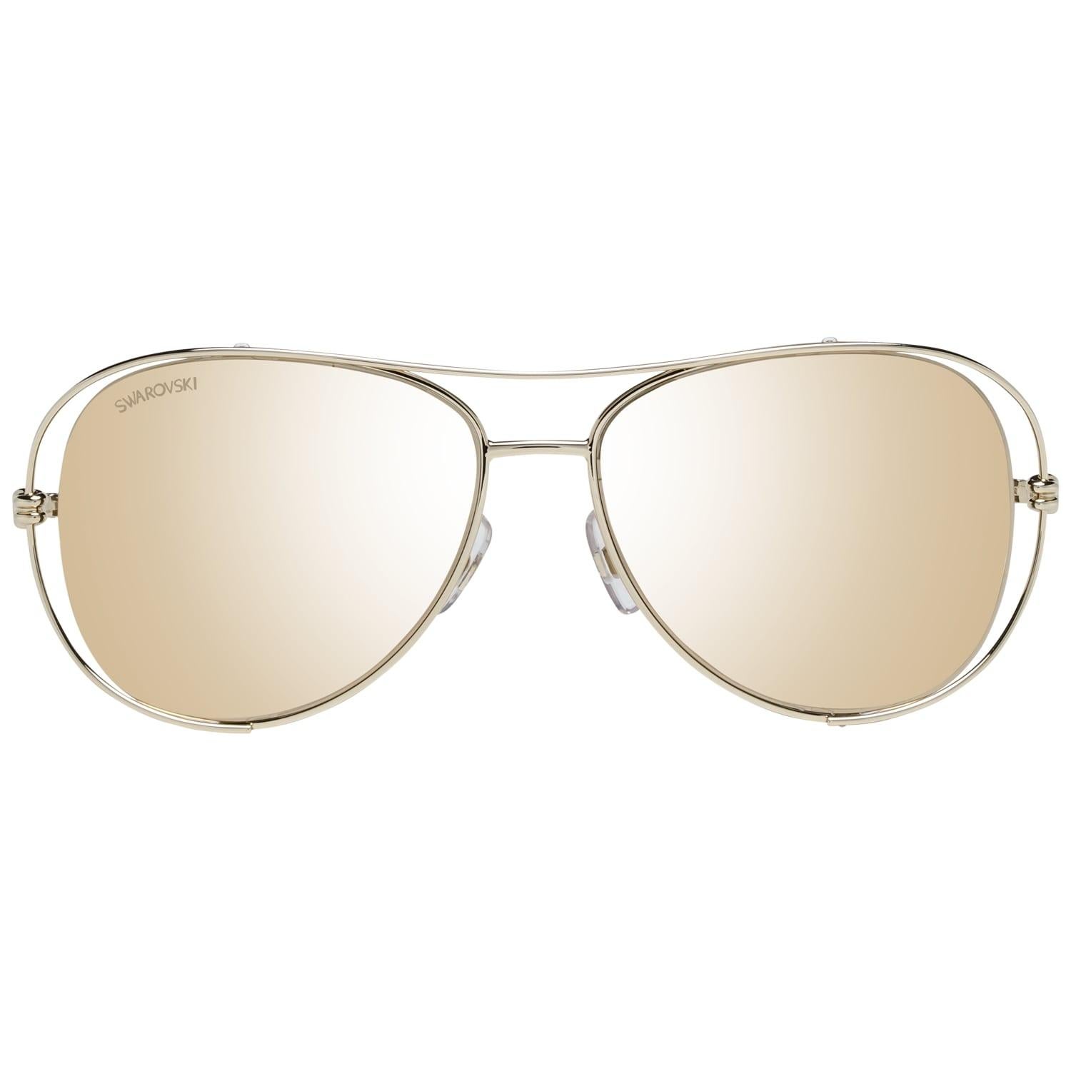 Swarovski Mint Women Gold Sunglasses SK0231 5532G 55-15-140 mm