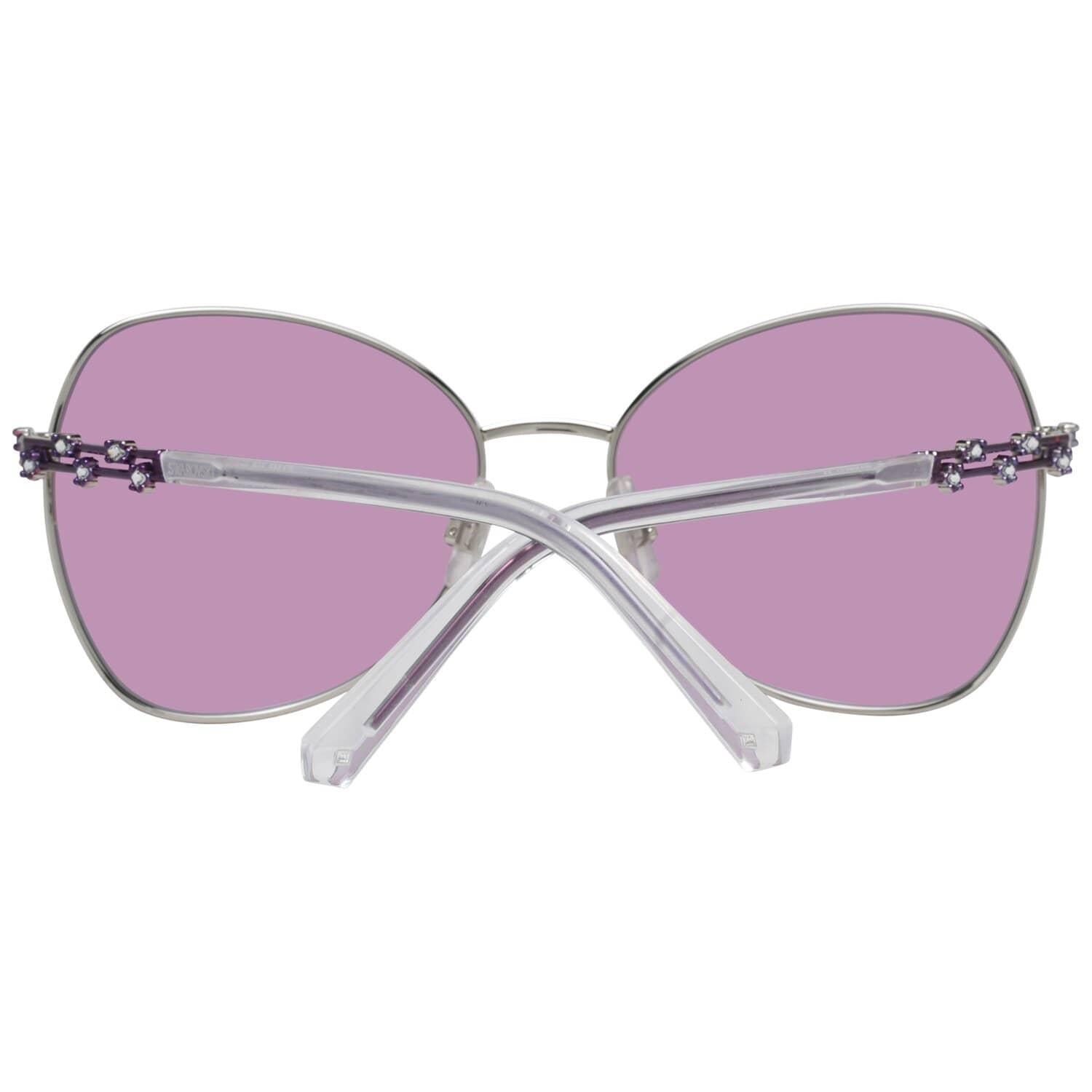 Gray Swarovski Mint Women Purple Sunglasses SK0290 5783Z 57-17-135 mm