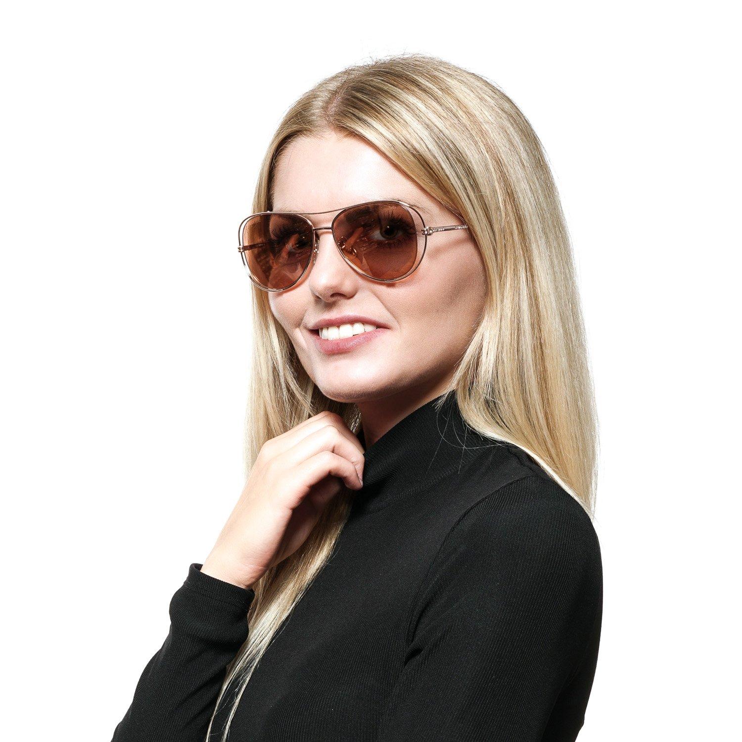 Women's Swarovski Mint Women Rose Gold Sunglasses SK0231 5528G 55-15-140 mm
