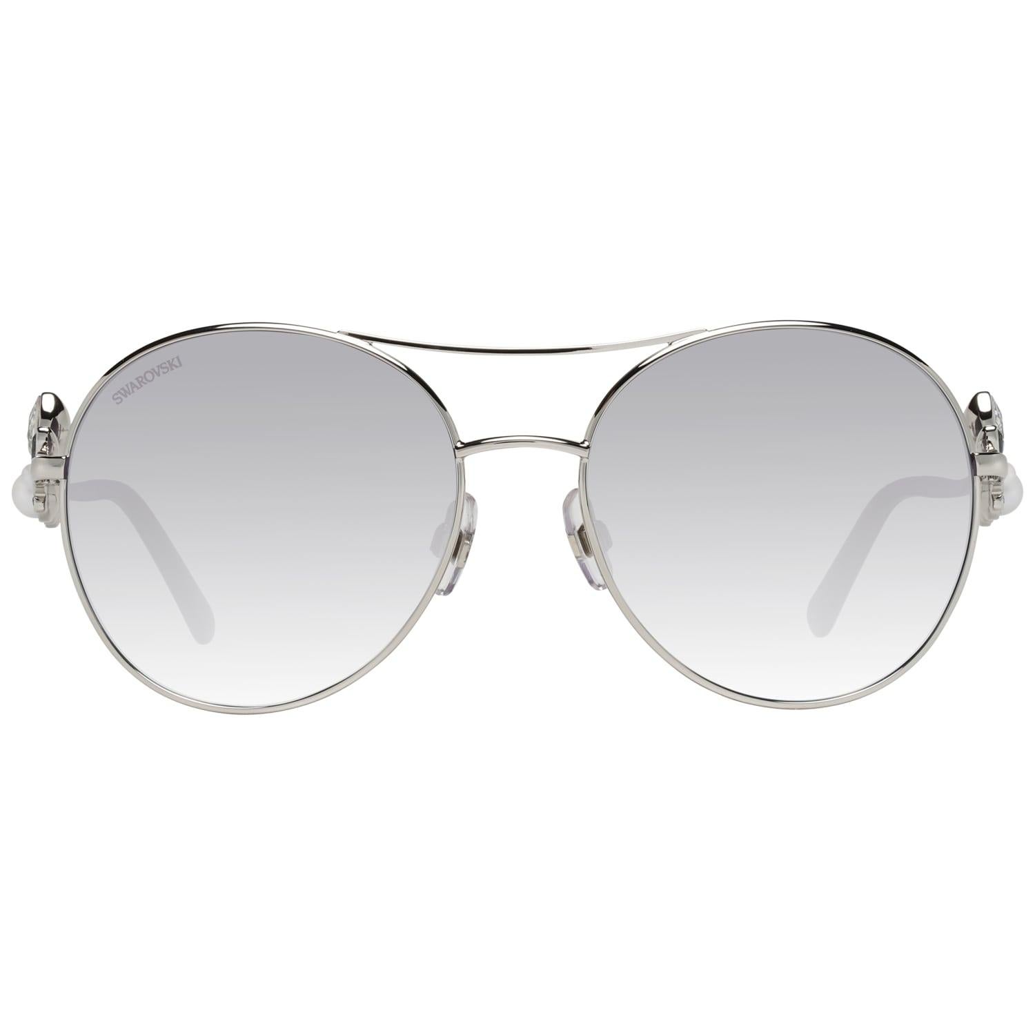 Swarovski Mint Women Silver Sunglasses SK0278 5516B 55-17-135 mm