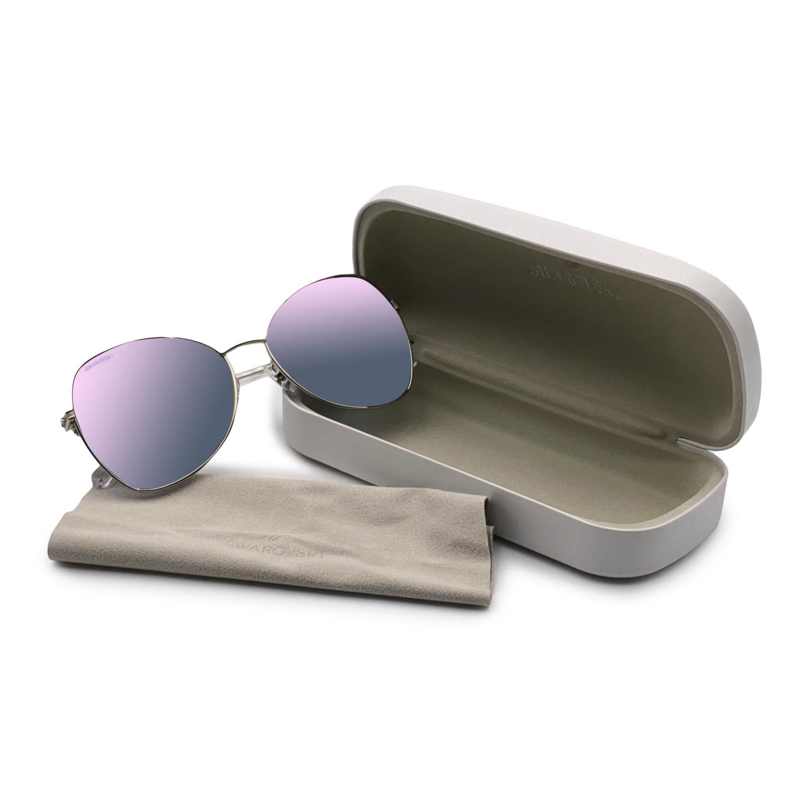 Swarovski Mint Women Silver Sunglasses SK 290 16Z 57/17 140 mm 2