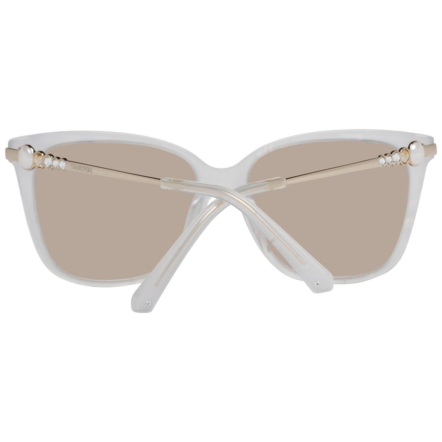 Gray Swarovski Mint Women White Sunglasses SK0189 5521G 55-16-143 mm