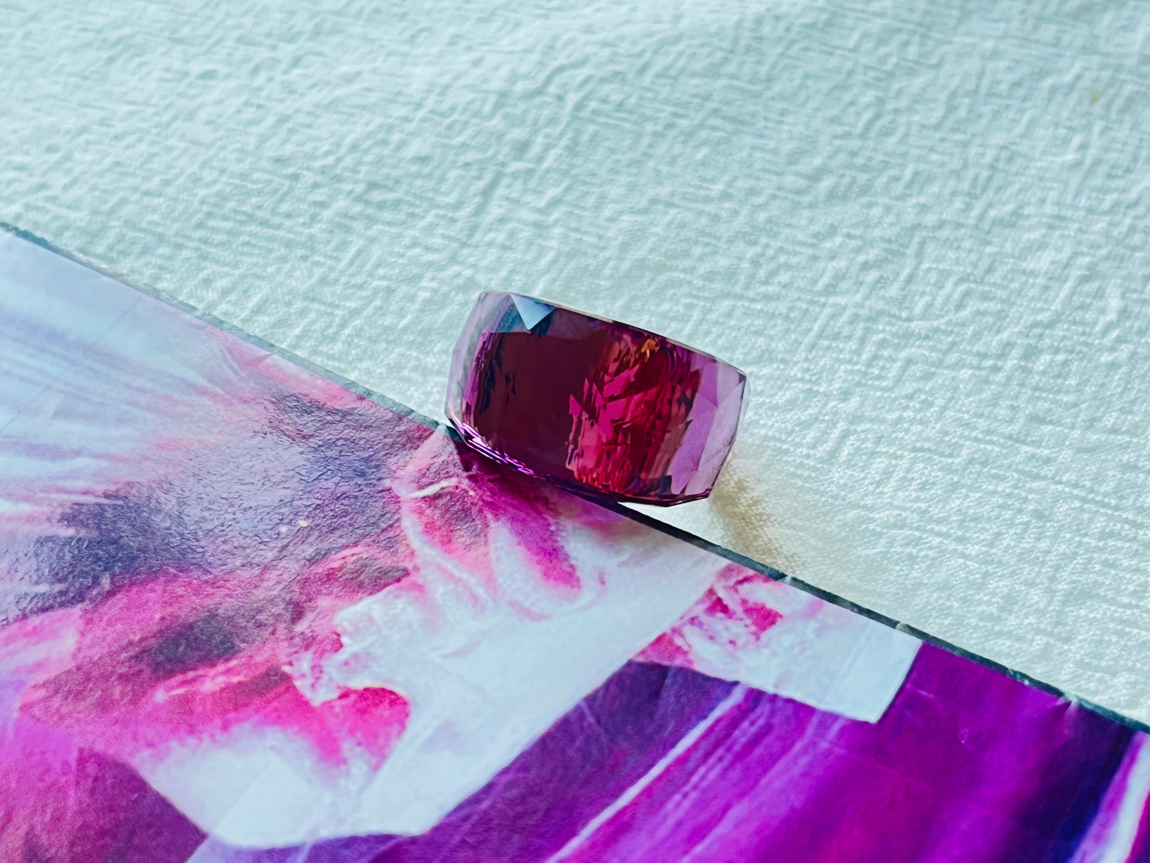 Swarovski Nirvana Cocktail Fully Cut Purple Petite Small Ring, Silver Plated, 52 In Excellent Condition In Wokingham, England