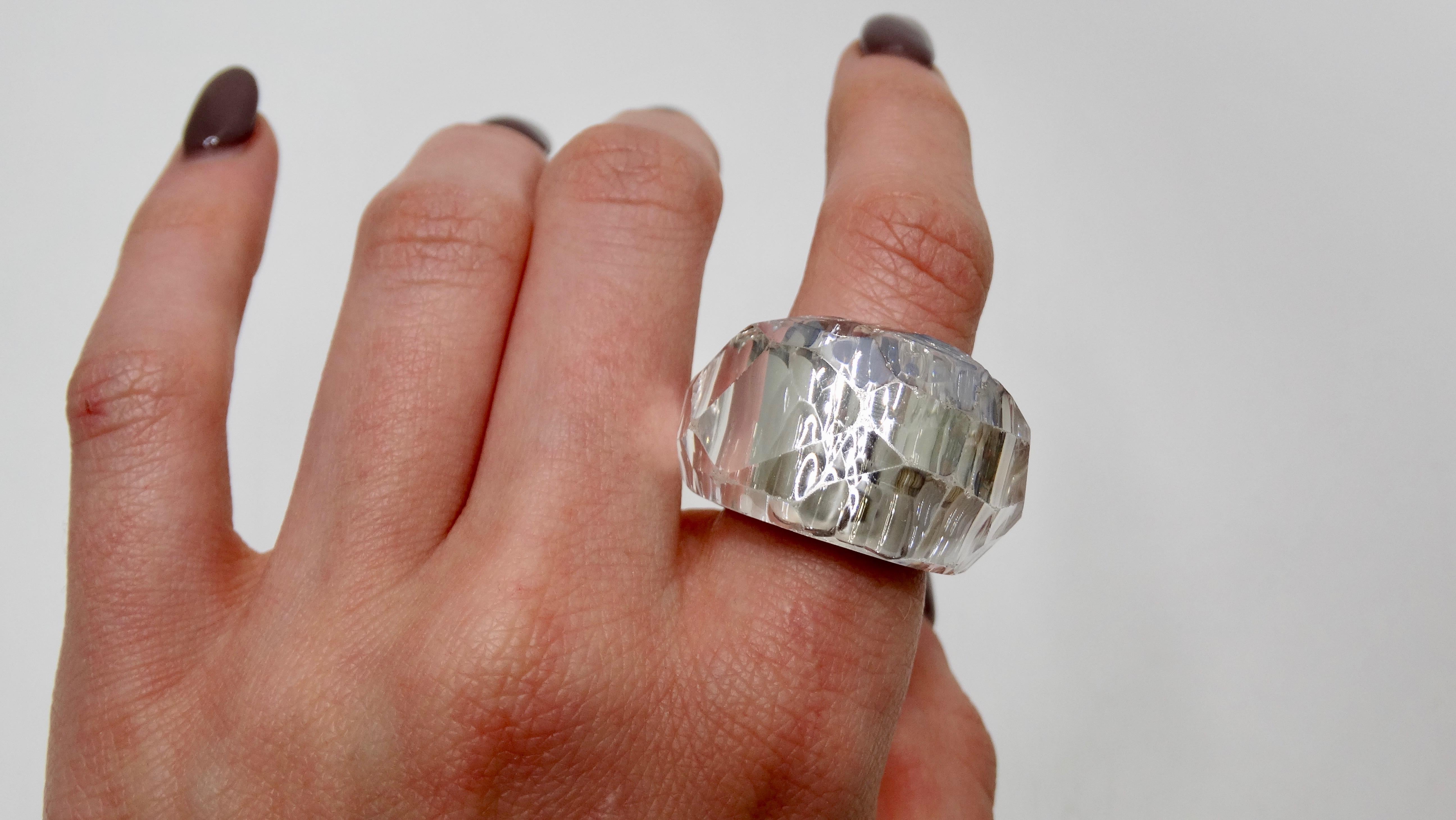 swarovski nirvana crystal ring