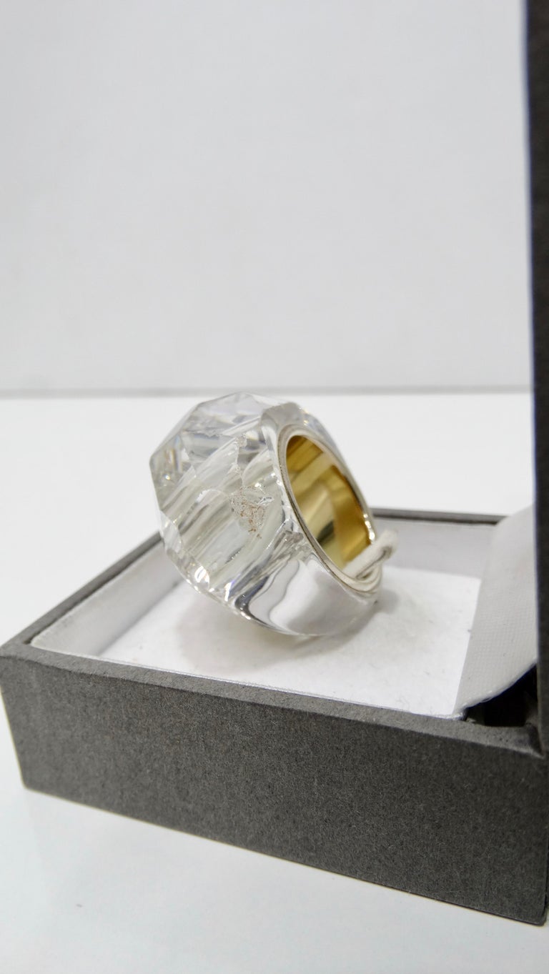 Swarovski Nirvana Ring For Sale at 1stDibs | swarovski engagement rings, swarovski  nirvana ring sale, nirvana cocktail ring