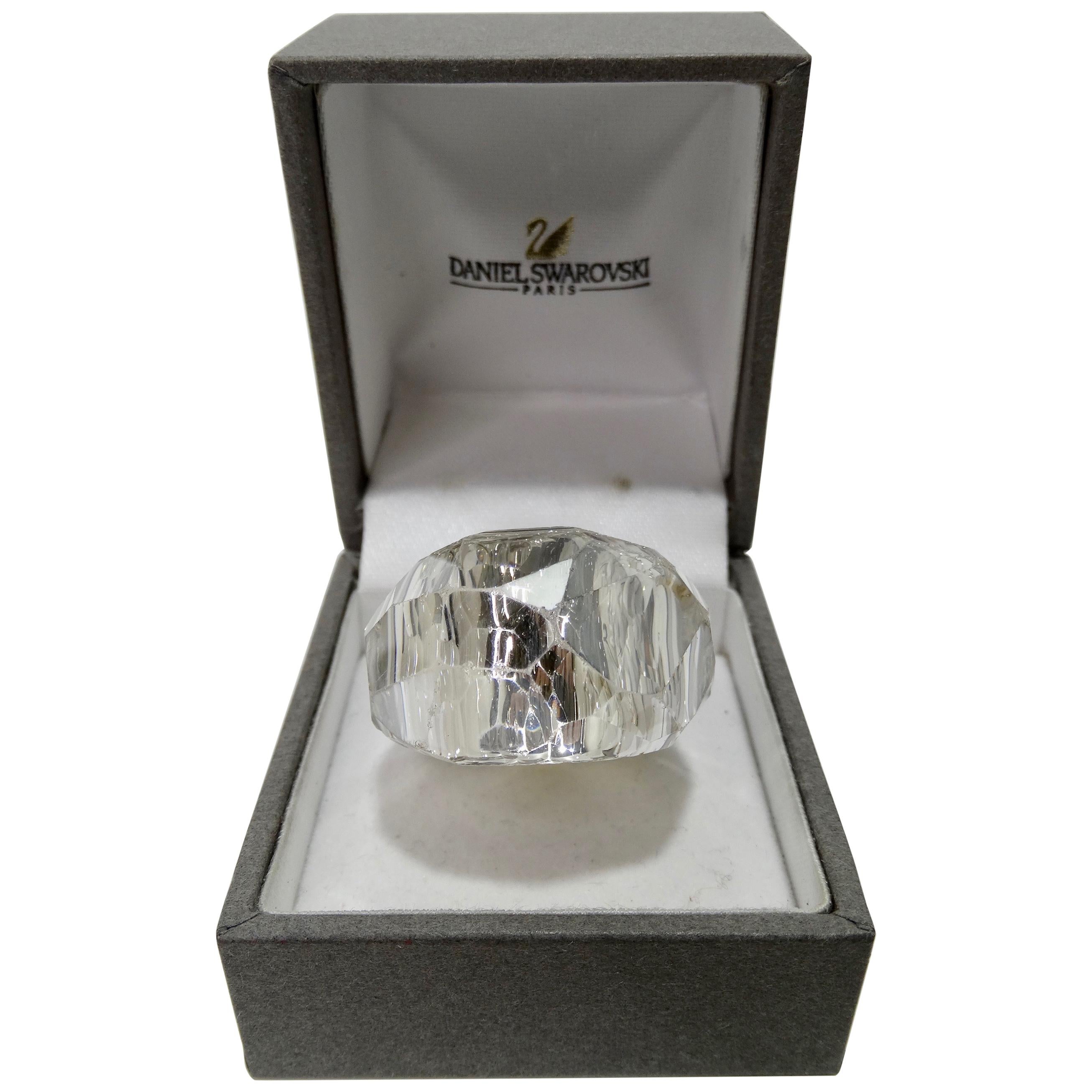 Merchandising Pellen Oprichter Swarovski Nirvana Ring For Sale at 1stDibs | swarovski engagement rings,  swarovski silver ring