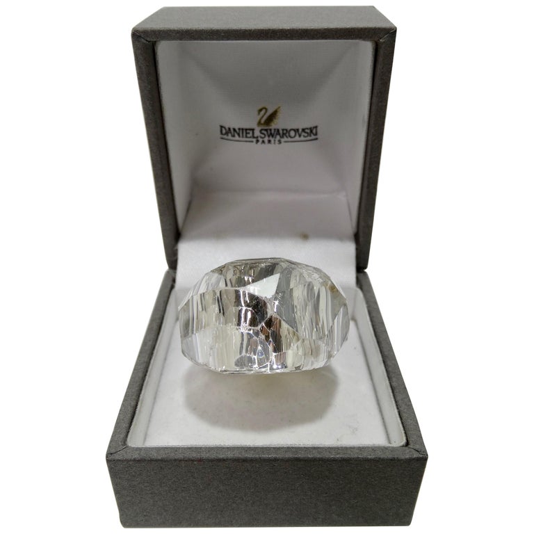 Swarovski Nirvana Ring For Sale at 1stDibs | swarovski engagement rings,  swarovski silver ring