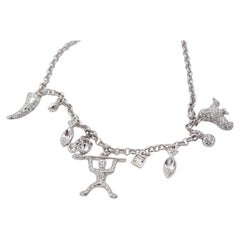 Swarovski Polar Bestiary Charms Bezel Crystals Statement Crystal Choker Necklace
