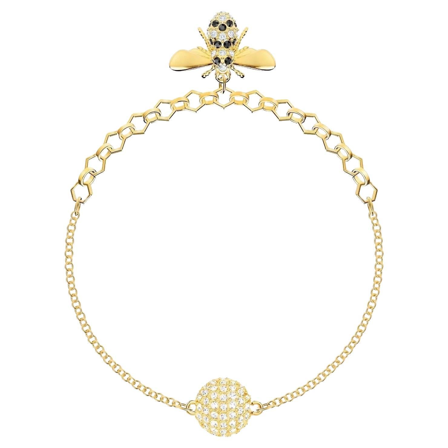 Swarovski Remix Collection Vivid Bee Pendant Charm Strand Bracelet, Gold Plated, L, BNWT

Tag and box with certificate, 100% Genuine. 

Enjoy limitless possibilities with the versatile Swarovski Remix Collection, by simply combining different