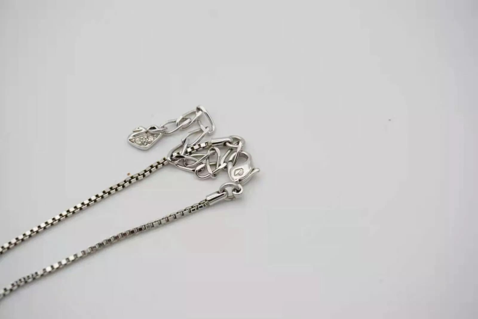 Swarovski Siete Aros Intercambiables Glitter Cristales Transparentes Collar Versátil en venta 5