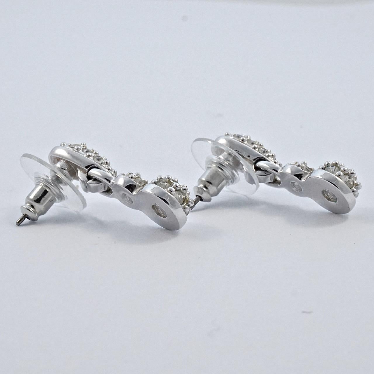 swarovski swan earrings